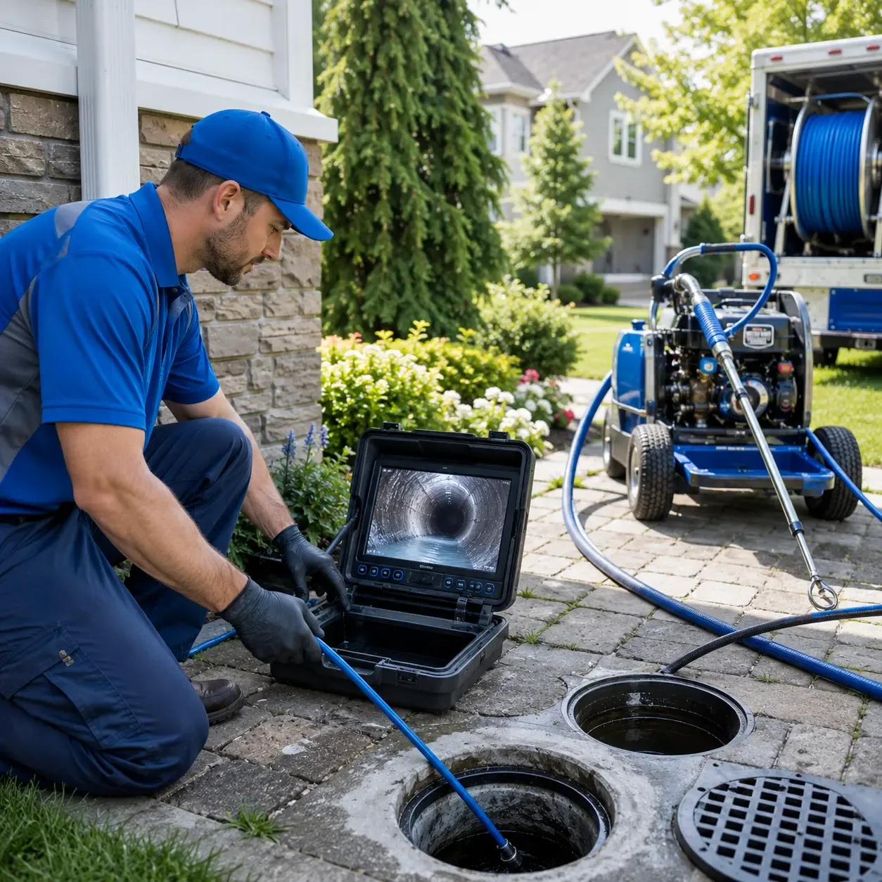 Outdoor drain cleaning professionals serving Needles, CA